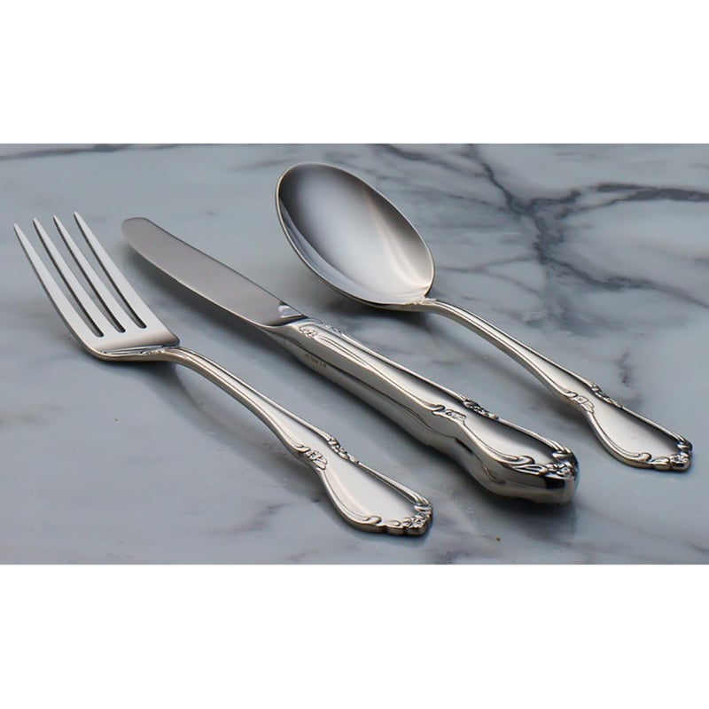 Oneida Chateau Fine Flatware Set, 18/8 Stainless, Set of 4 Salad Forks - Image 4